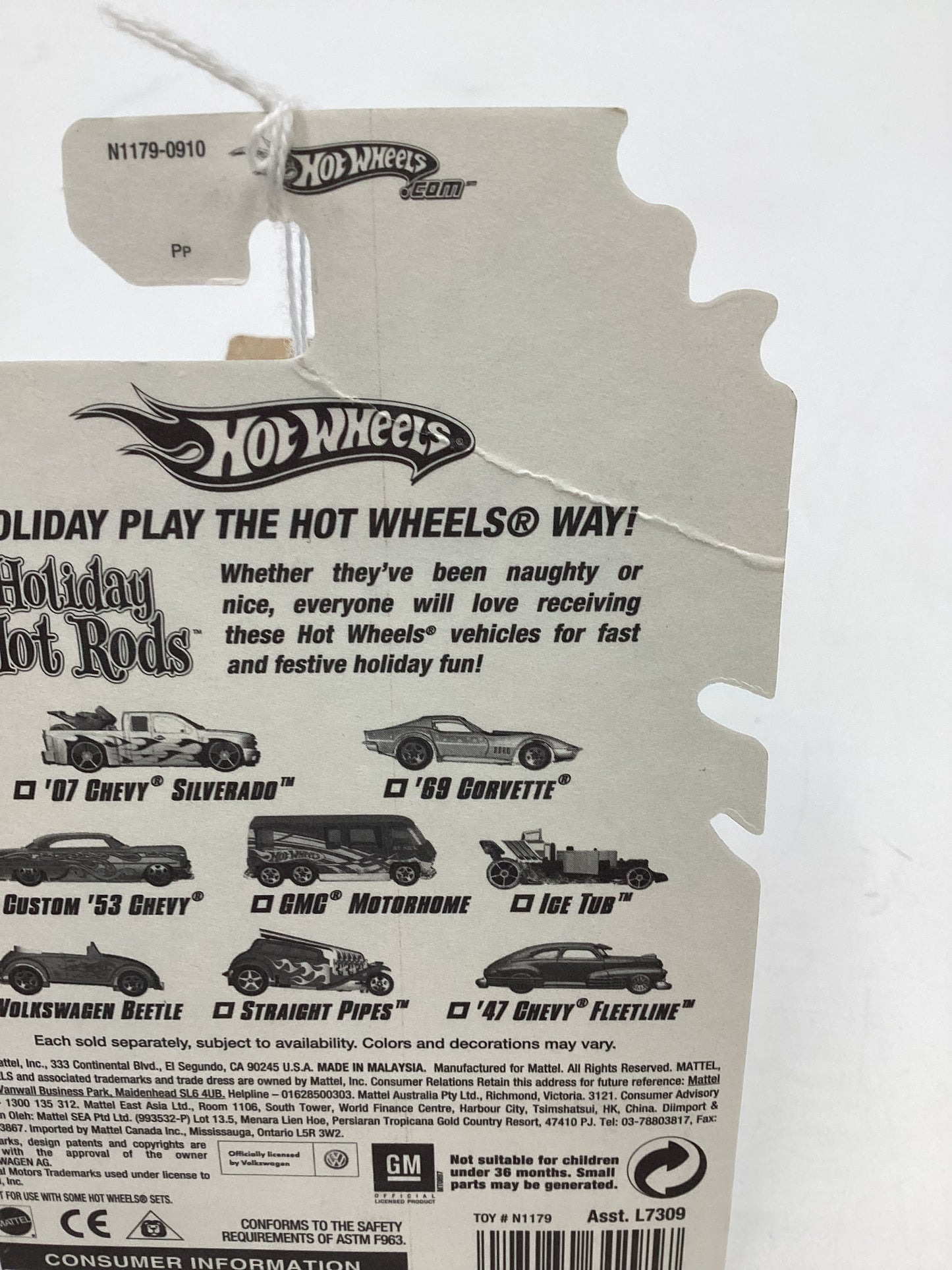 Hot wheels Holiday Hot rods Custom 53 Chevy 156E