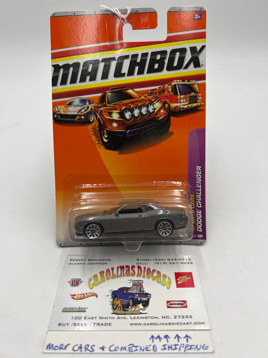 Matchbox #4 2010 Sports Cars Dodge Challenger Silver 50D