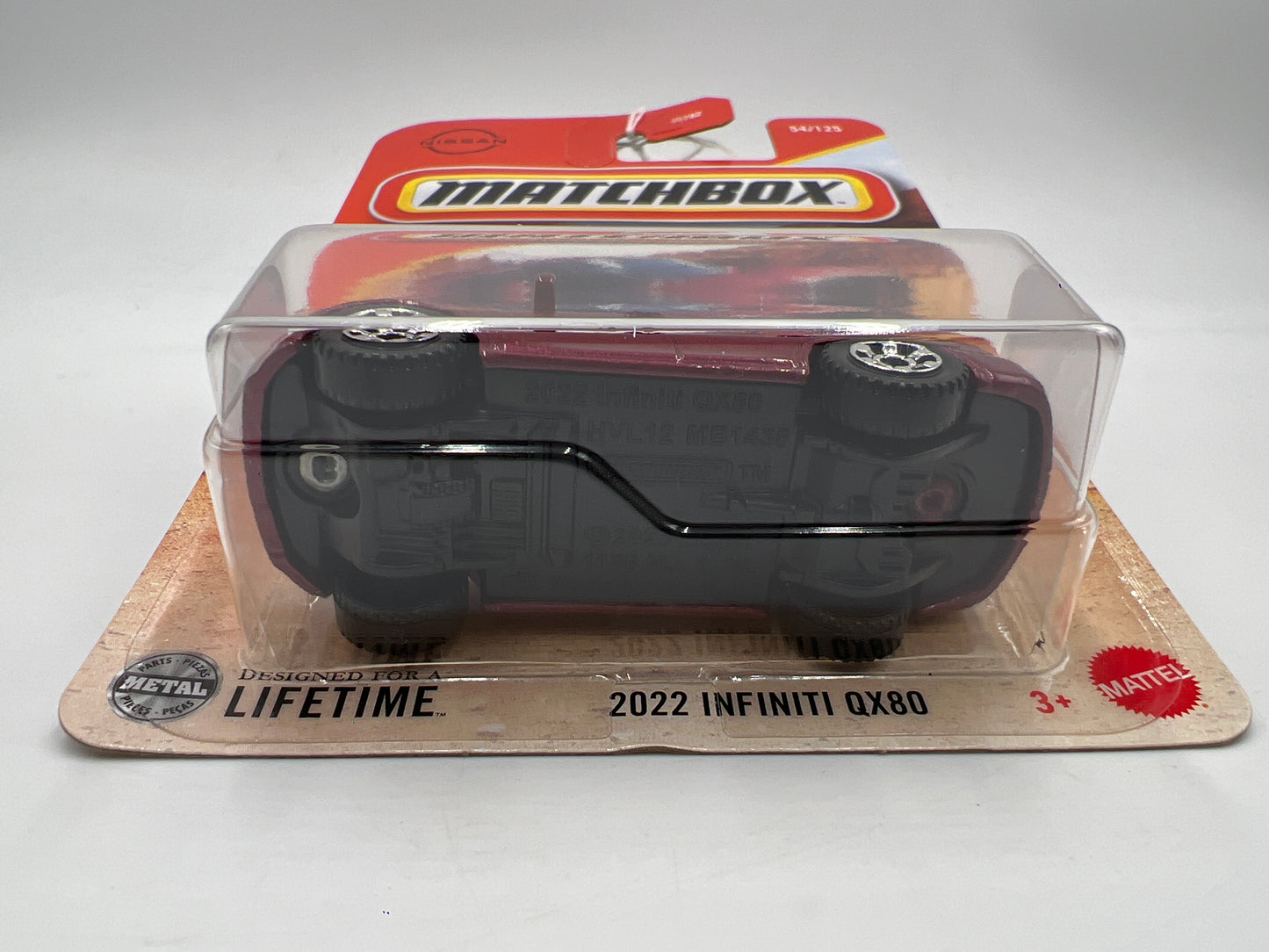 2025 Matchbox #54 2022 Infiniti QX80 Red 213P
