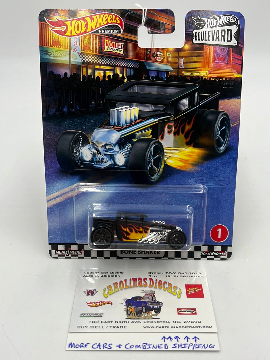 Hot Wheels Premium Boulevard #1 Bone Shaker 259F