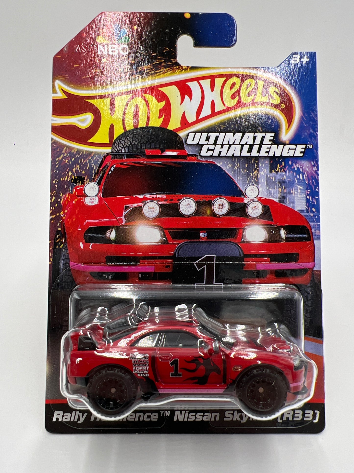 2024 Hot Wheels RLC Ultimate Challenge Rally Resilience Nissan Skyline R33 Red W/Protector