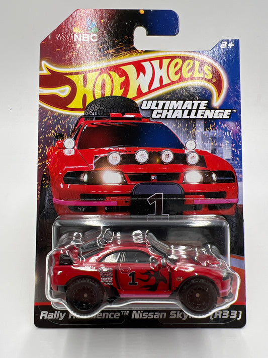 2024 Hot Wheels RLC Ultimate Challenge Rally Resilience Nissan Skyline R33 Red W/Protector