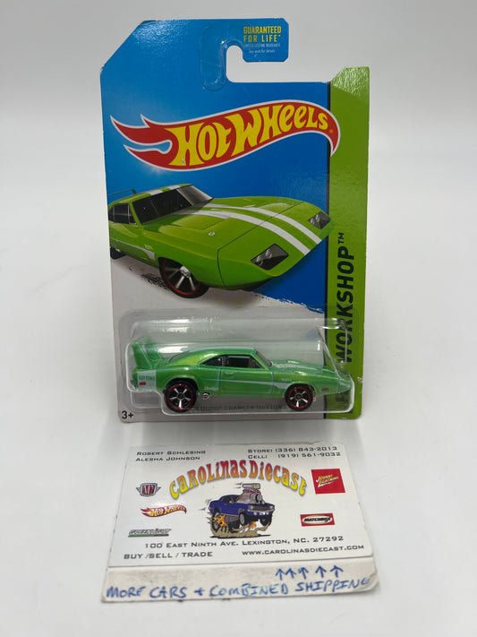 HW 2014 Hot wheels Workshop #234 69 Dodge Charger Daytona 40B *Card Not Perfect*