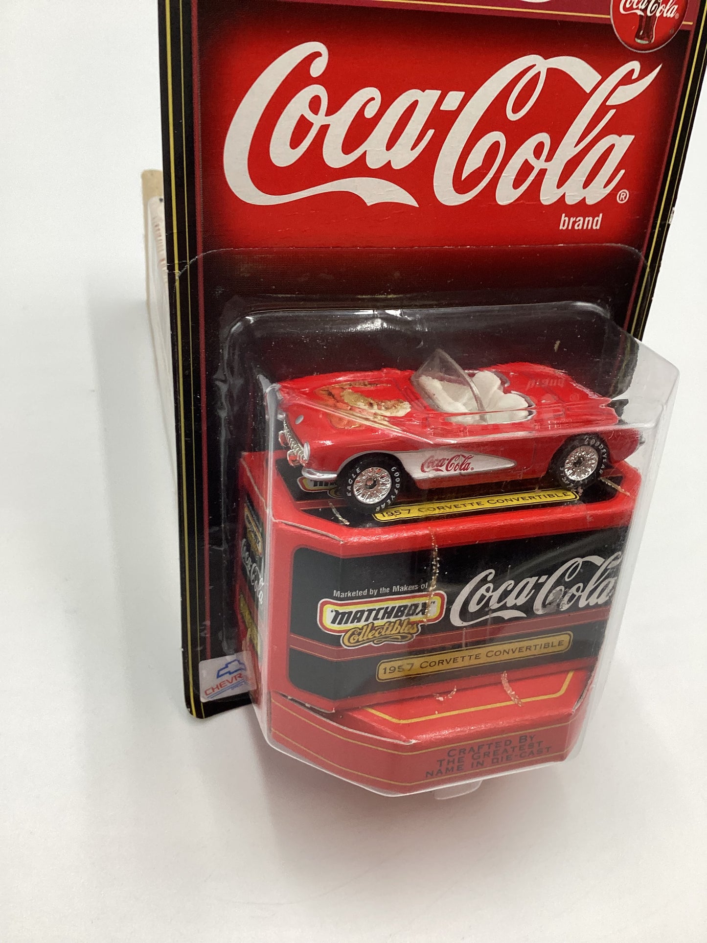 Matchbox Collectibles Coca Cola 1957 Chevy Corvette Convertible Red (SR)