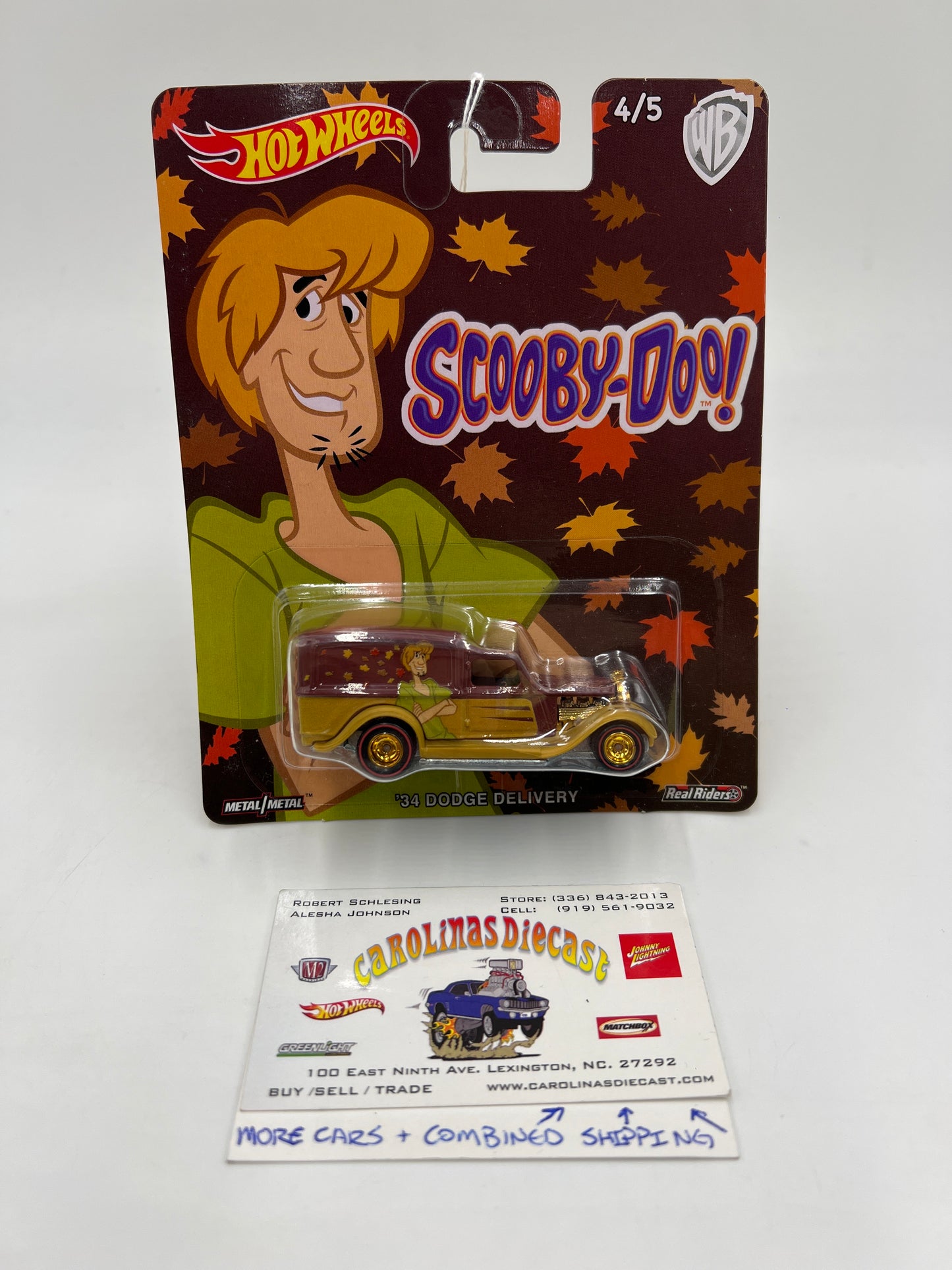Hot Wheels Pop Culture Premium Scooby-Doo #4 34 Dodge Delivery 272E