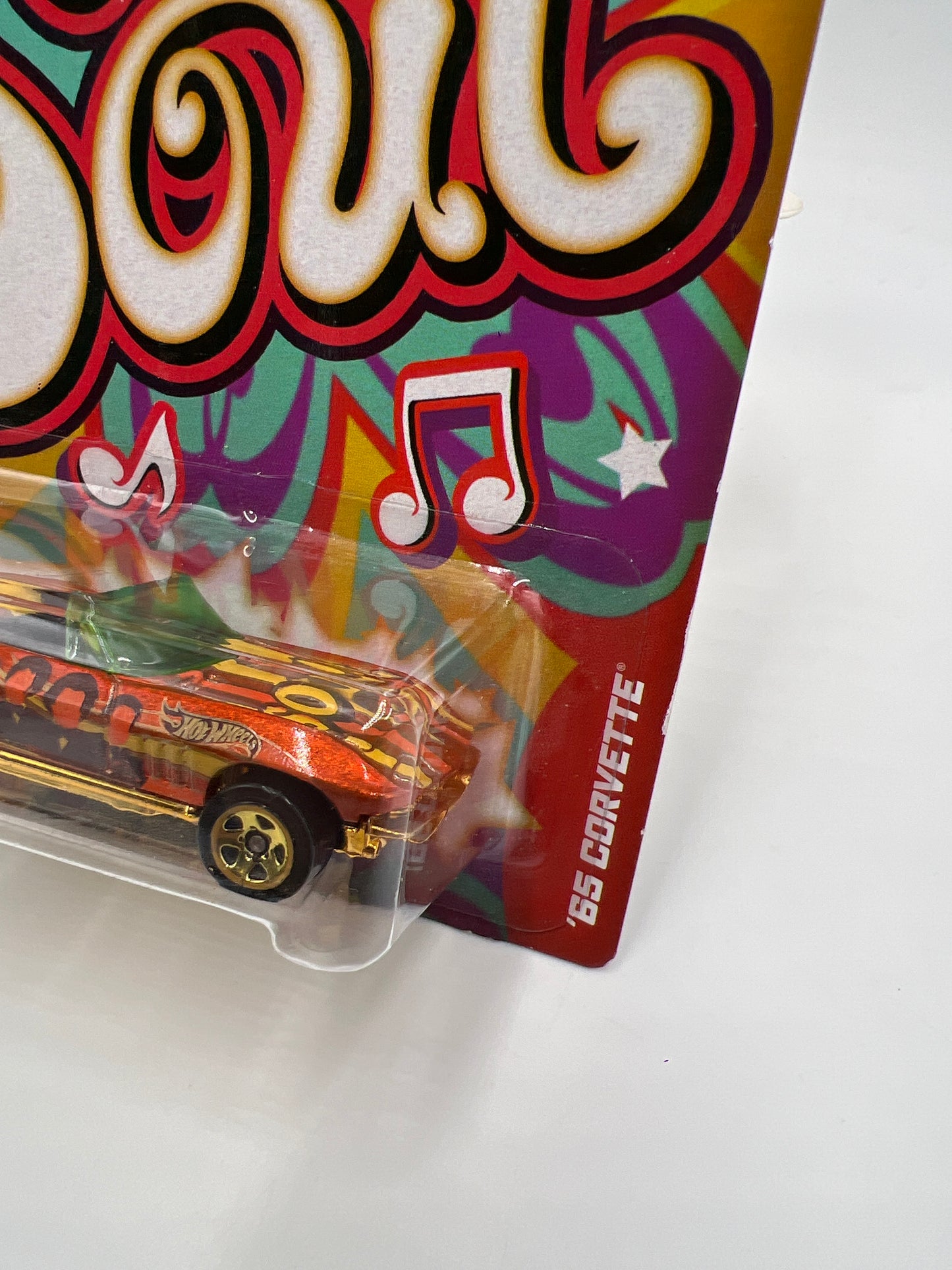 2013 Hot Wheels Jukebox #16 Soul 65 Corvette Orange 152F