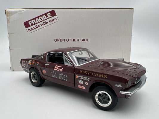 Danbury Mint 1/24 Scale 1965 Ford Mustang A/FX Burgundy Gasser W/Box VHTF