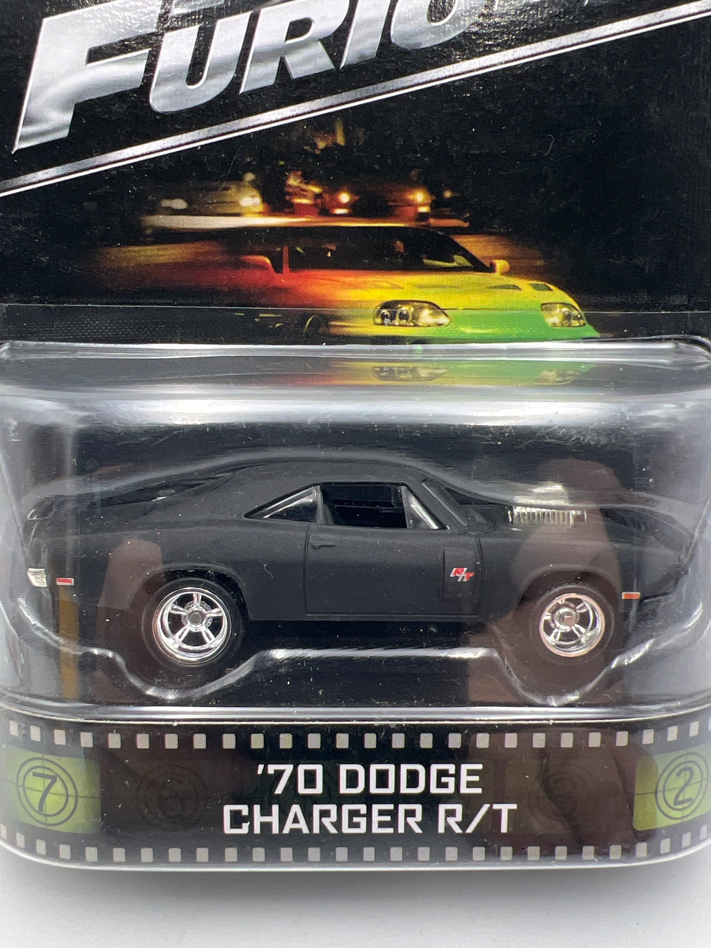 Hot Wheels Retro Entertainment Fast And Furious 70 Dodge Charger R/T W/Protector