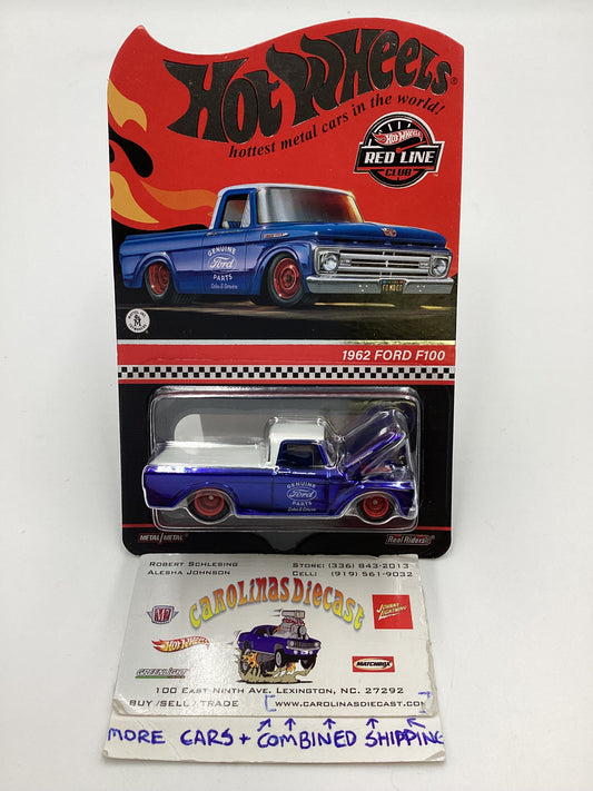 2022 Hot Wheels RLC #151132/30000 1962 Ford F100 Blue with protector