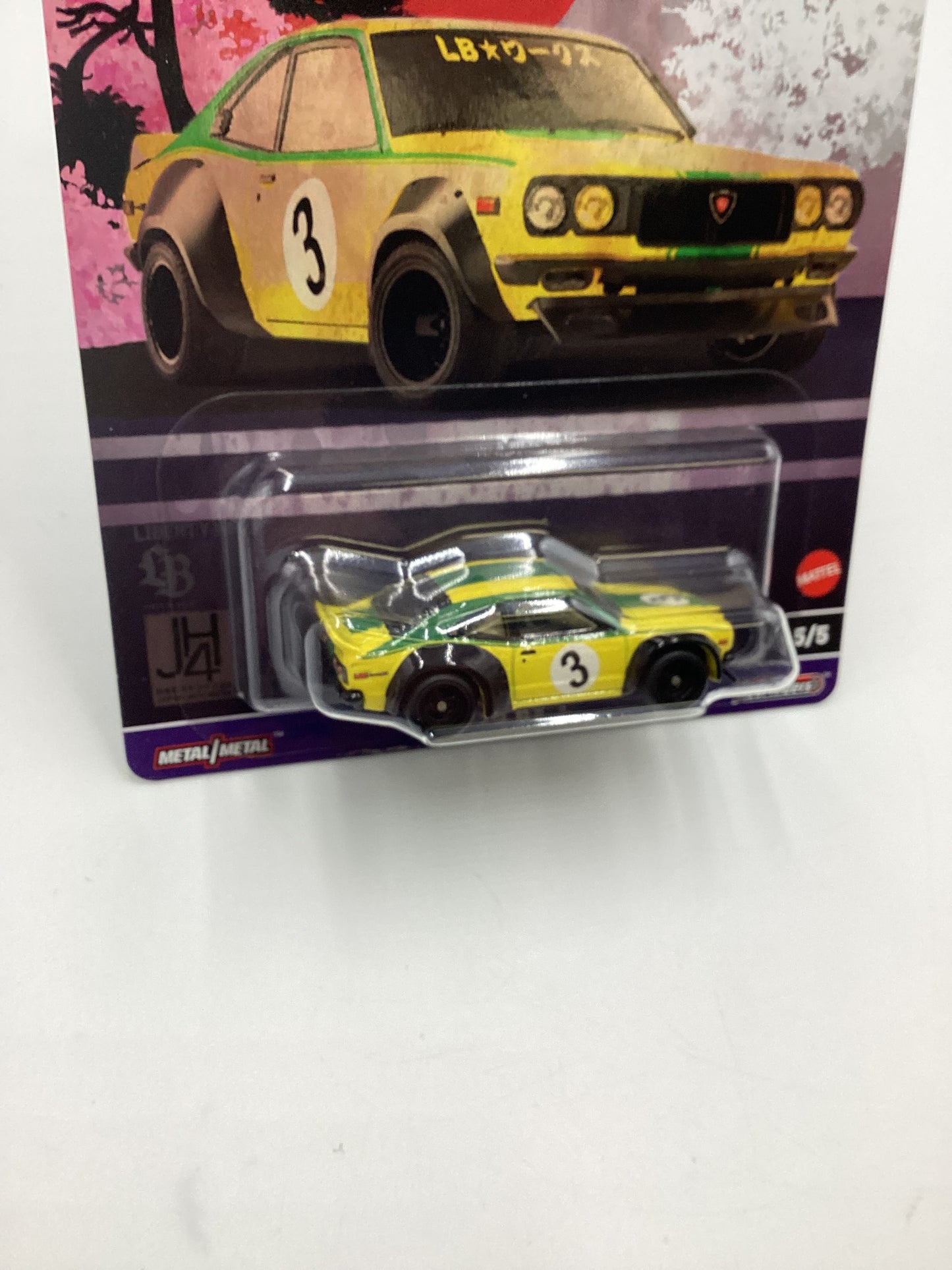 2024 Hot Wheels Japan Historics 4 #5 Mazda RX-3 Yellow 242E