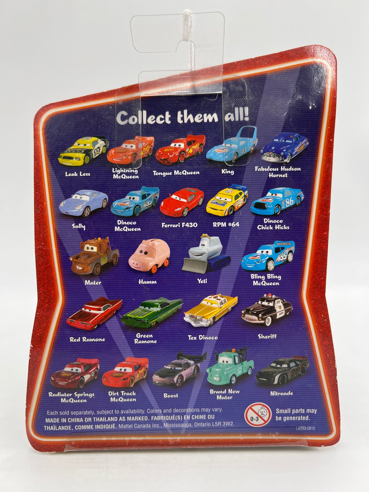 Disney Pixar Cars Supercharged Tongue McQueen