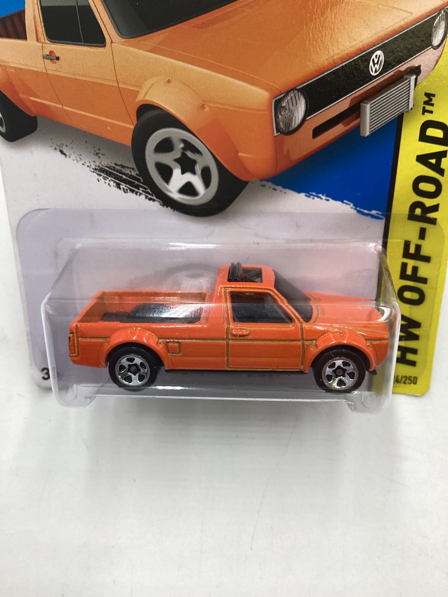 2015 Hot Wheels Off Road #124 Volkswagen Caddy Orange 95E