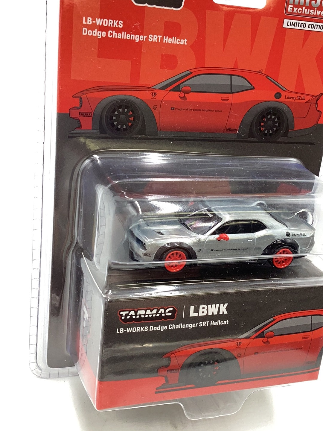 Tarmac Mijo Exclusives RAW CHASE VHTF FB WORKS Dodge Challenger SRT He –  carolinasdiecast