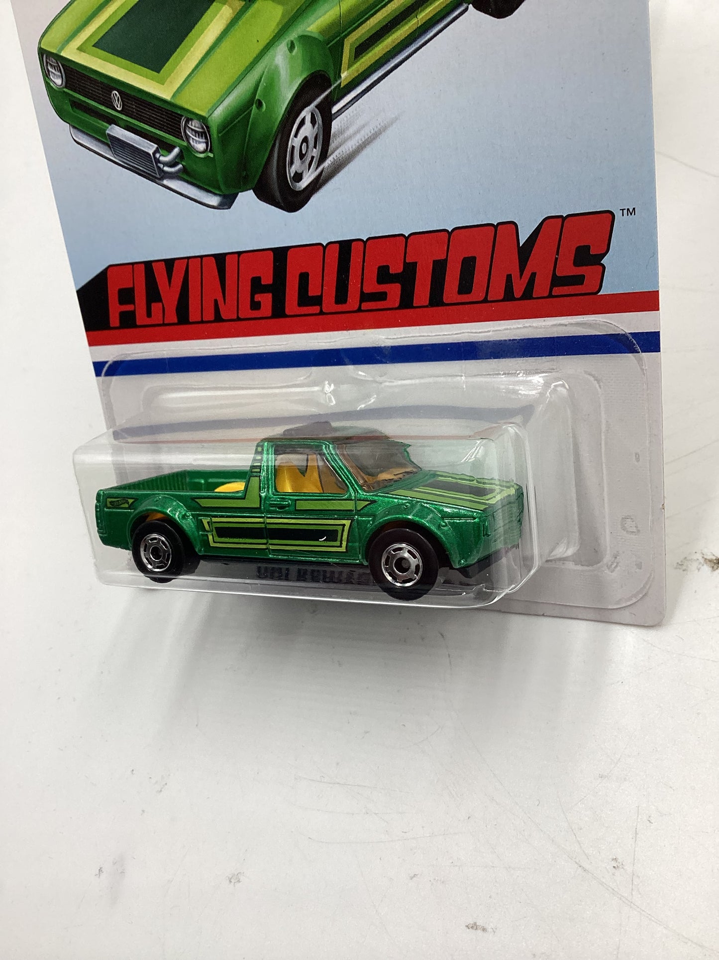 Hot Wheels Target Exclusive Flying Customs Volkswagen Caddy Green