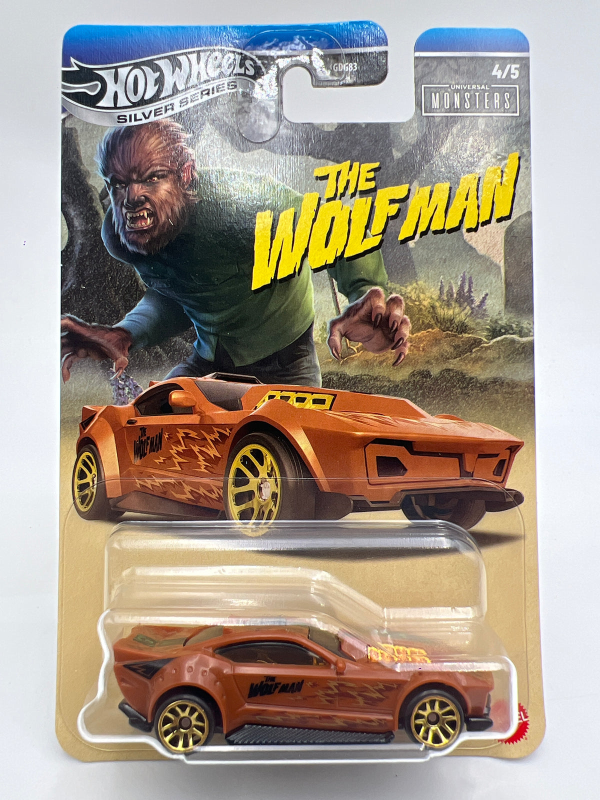 2026 Hot Wheels Silver Series Universal Monsters The Wolfman #4 Drift Rod 153C