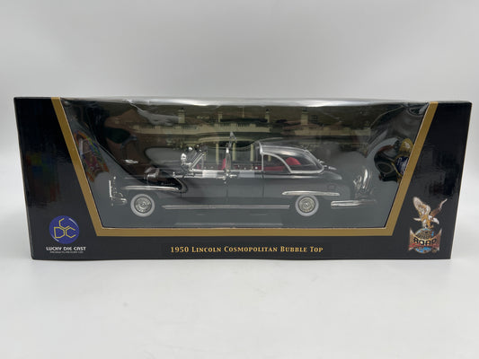 Road Signature 1/24 Scale Presidential Series 1950 Lincoln Cosmopolitan Bubble Top Black