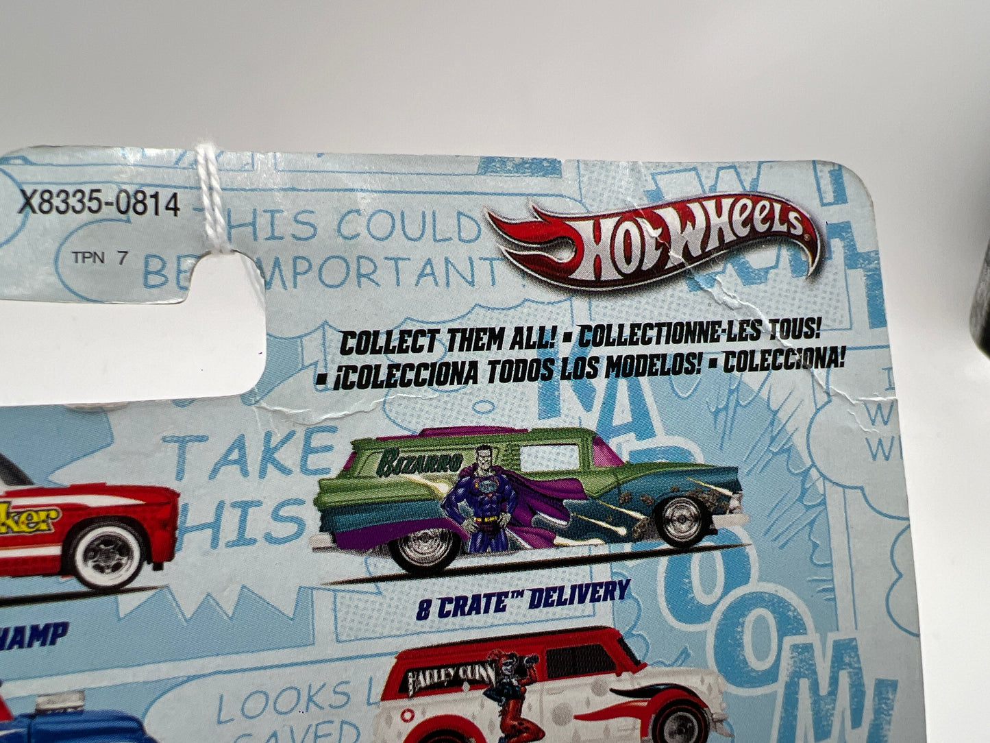 Hot Wheels Pop Culture Premium DC Comics Catwoman Cool One (Bad Card) 268G