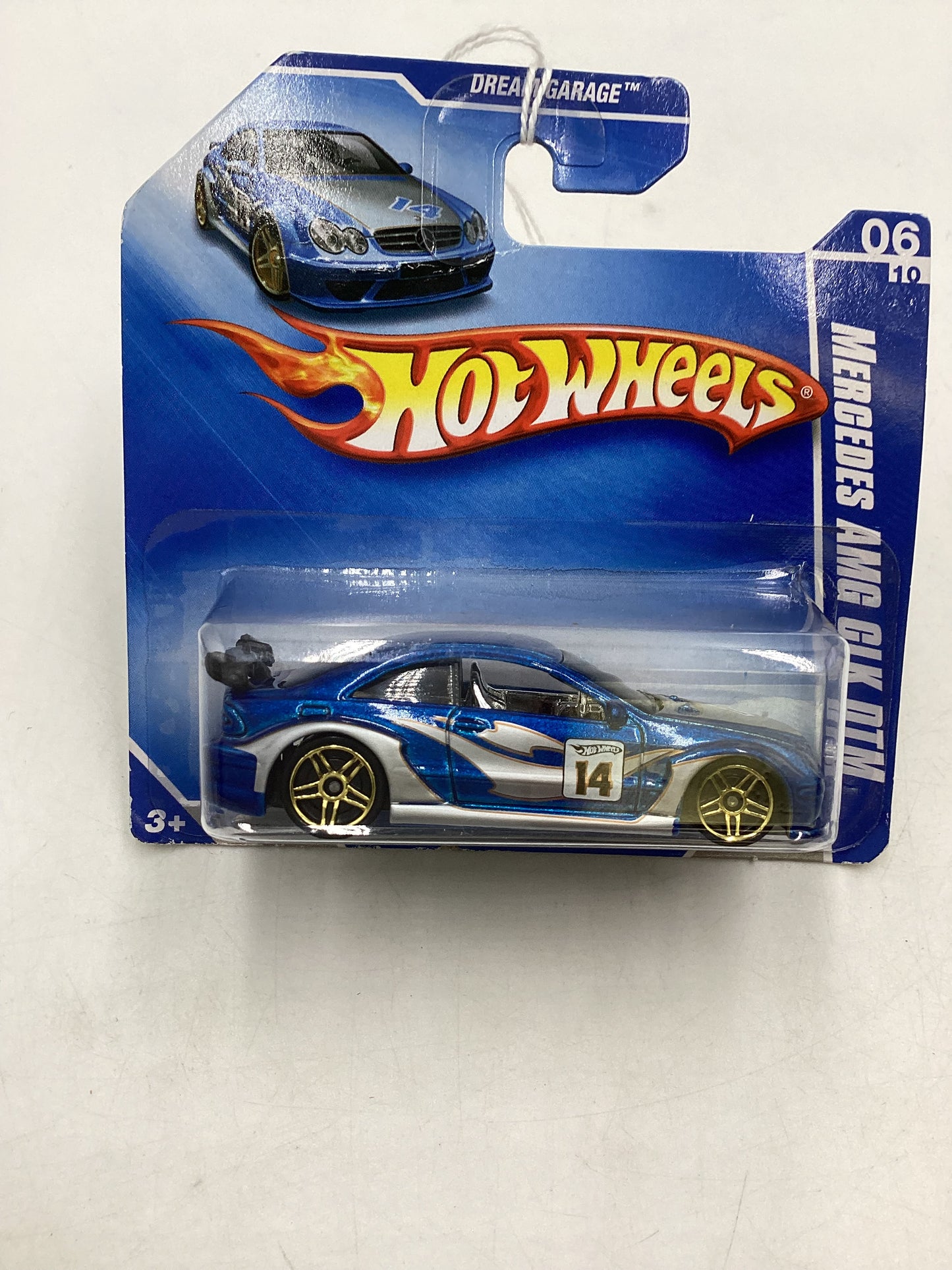 2009 Hot Wheels #152 Mercedes AMG CLK DTM Blue