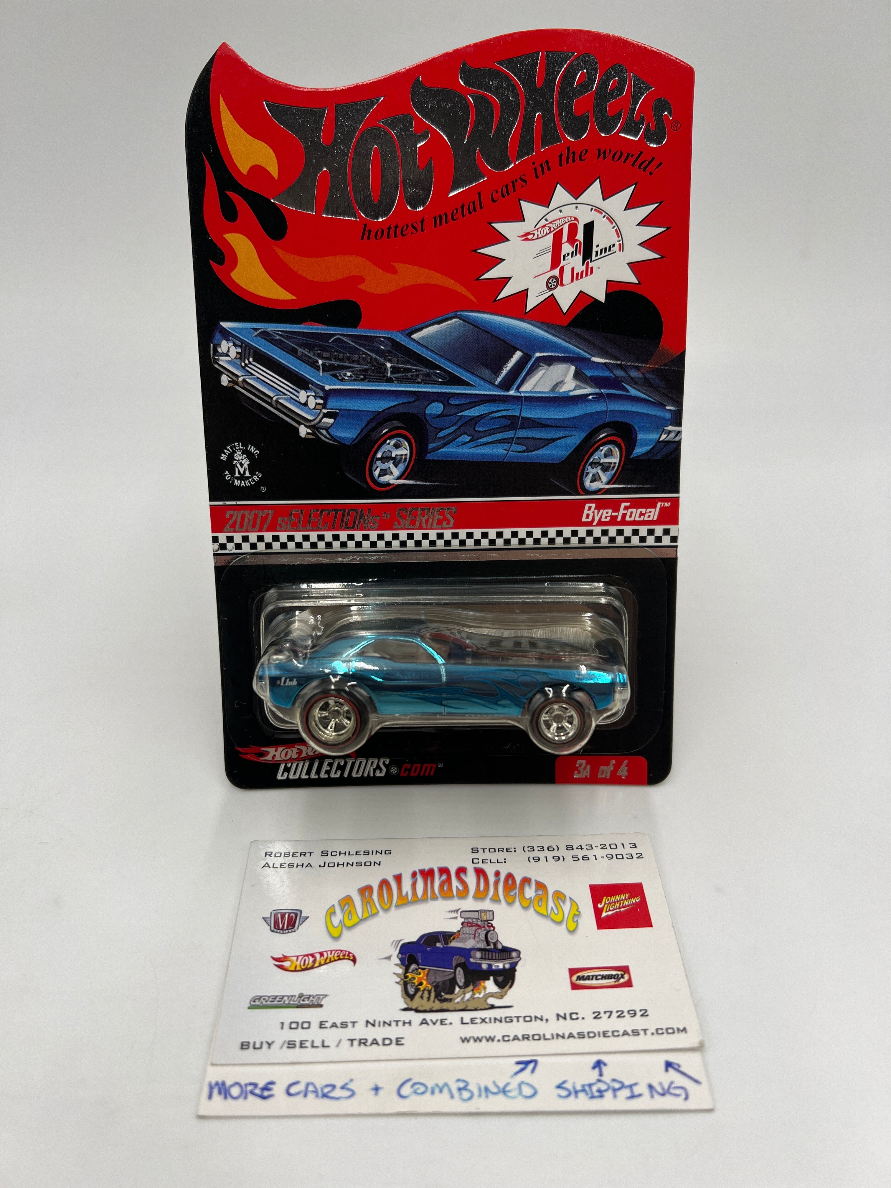 2007 Hot Wheels RLC sELECTIONs Series #3A Bye-Focal Blue 7417/7716