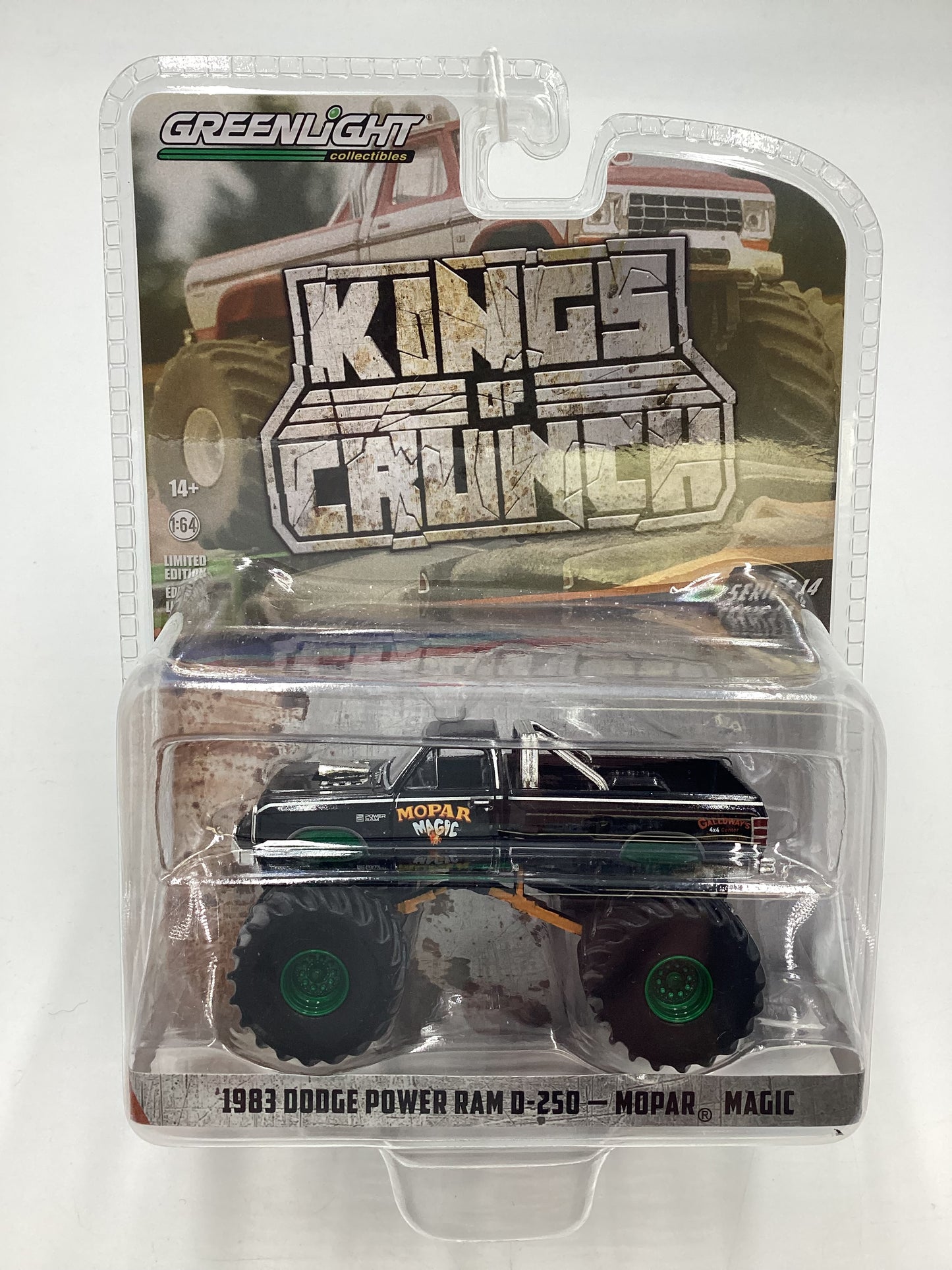 Greenlight Kings of Crunch Series 14 1983 Dodge Power Ram D-250 Mopar Magic Chase