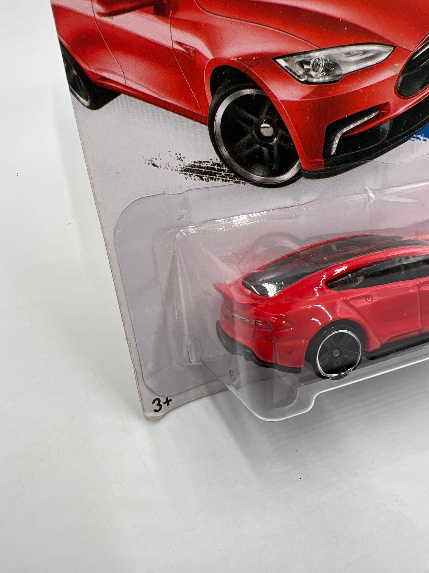 2015 Hot Wheels Workshop #217 Tesla Model S Red