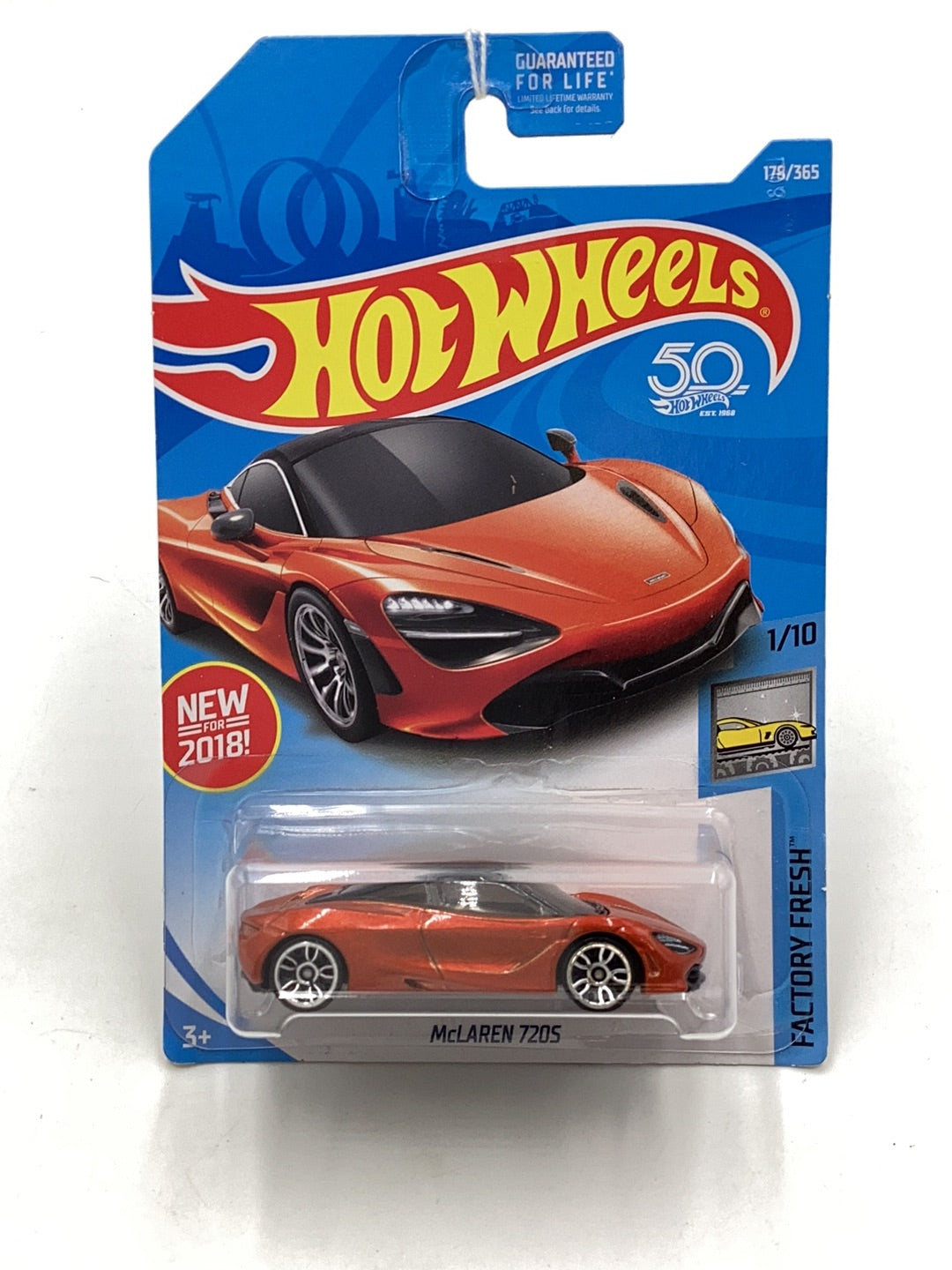 2018 Hot Wheels #178 McLaren 720S 104I