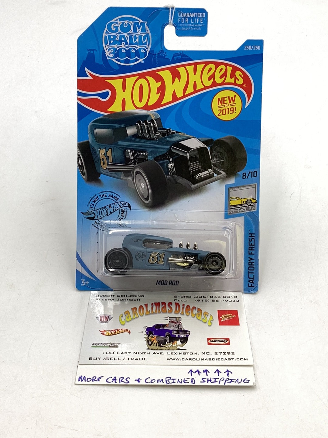 2019 Hot Wheels #250 Mod Rod 58I