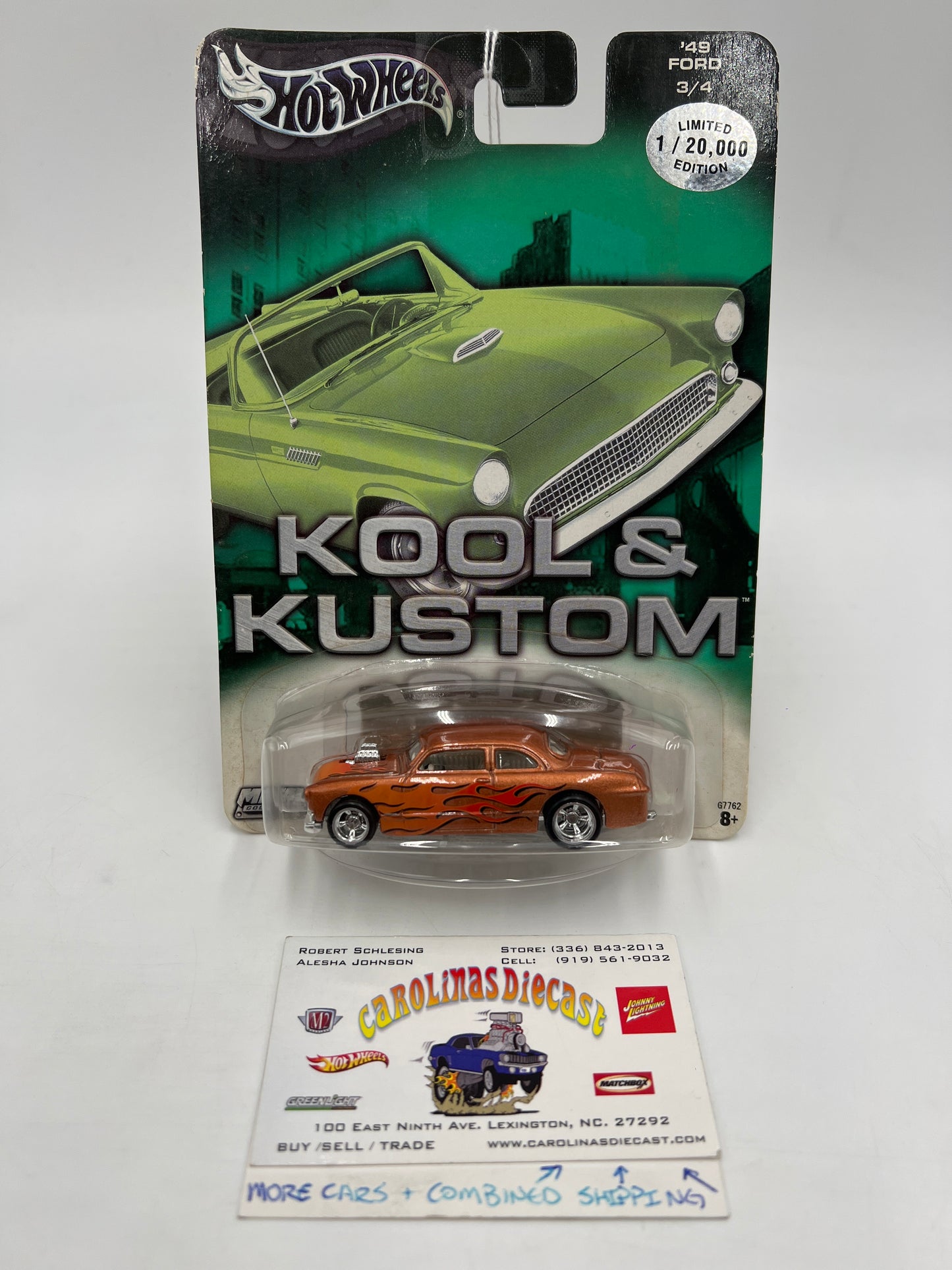 Hot Wheels Premium Kool & Kustom #3 49 Ford Copper 245O