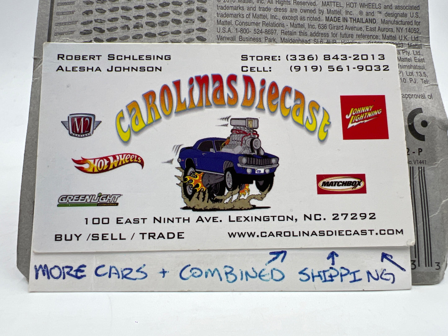 2011 Hot Wheels Happy New Year 2011 Volkswagen Drag Truck Card Not Perfect 159A