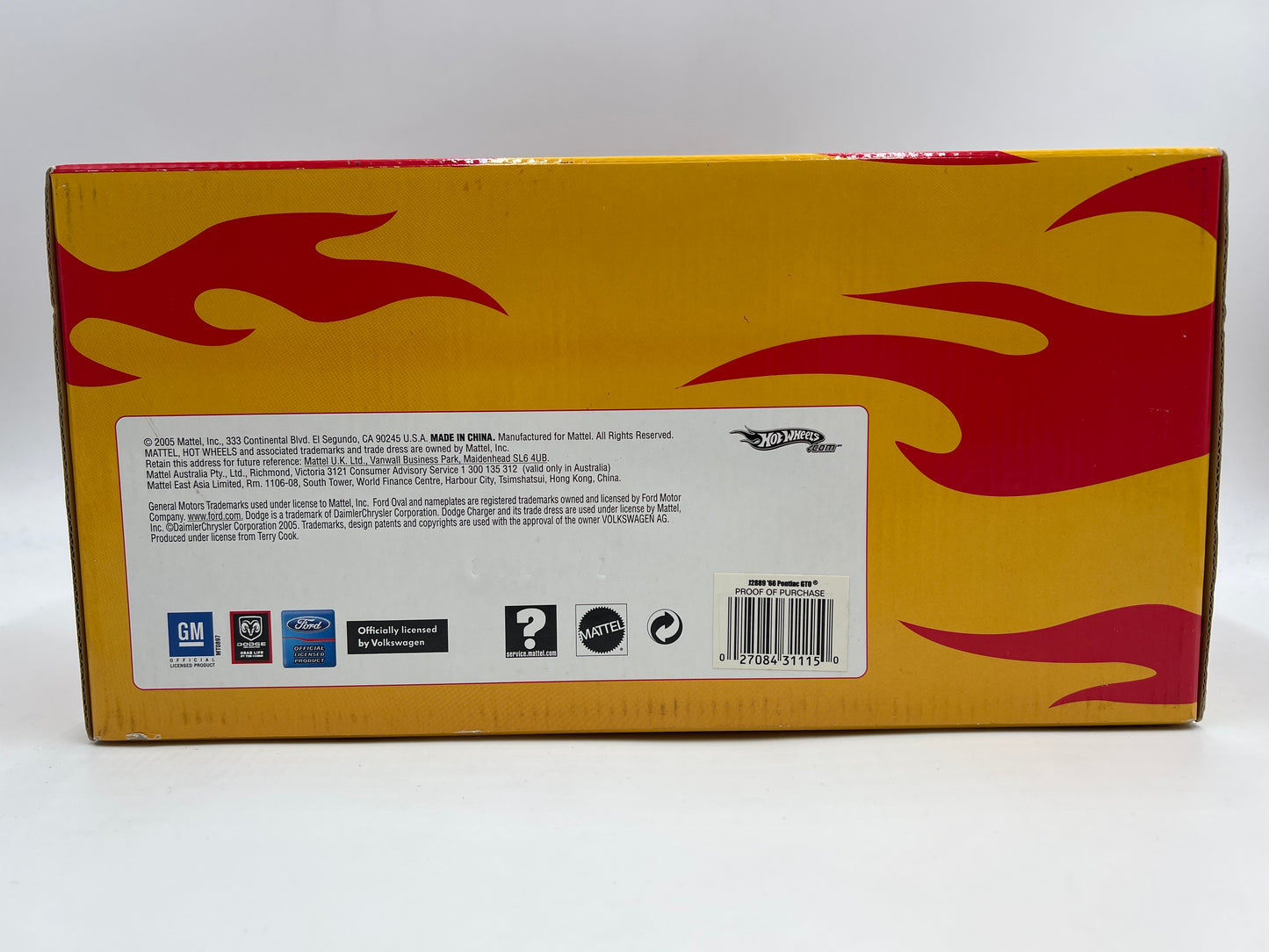 Hot Wheels 1:18 Classics Limited Edition 66 Pontiac GTO Orange