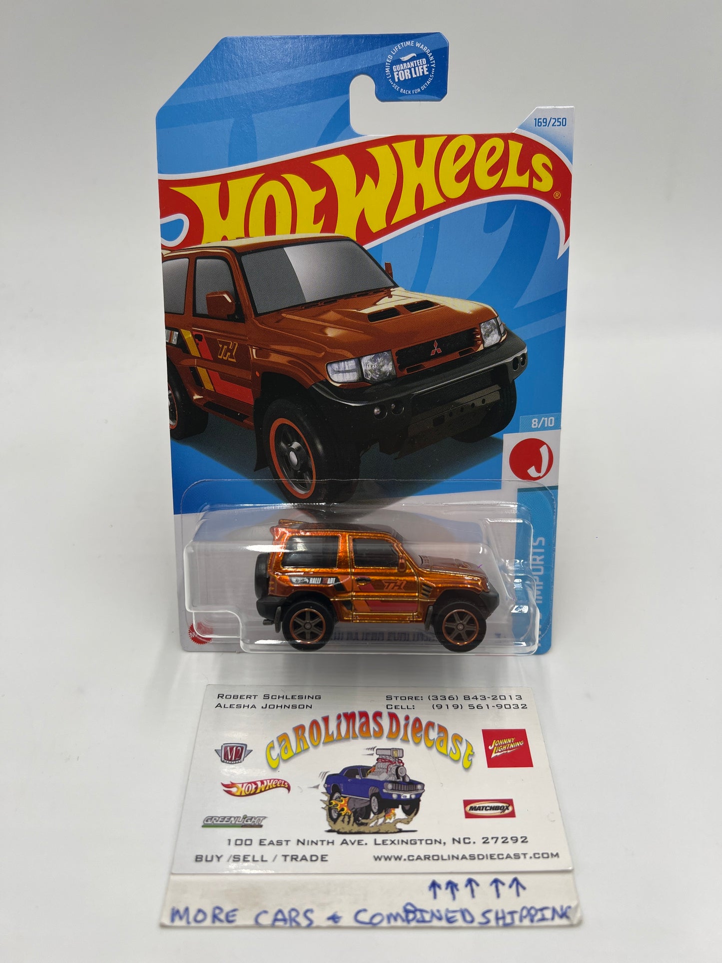 2024 Hot Wheels Super Treasure Hunt #169 Mitsubishi Pajero Evolution Orange W/Protector