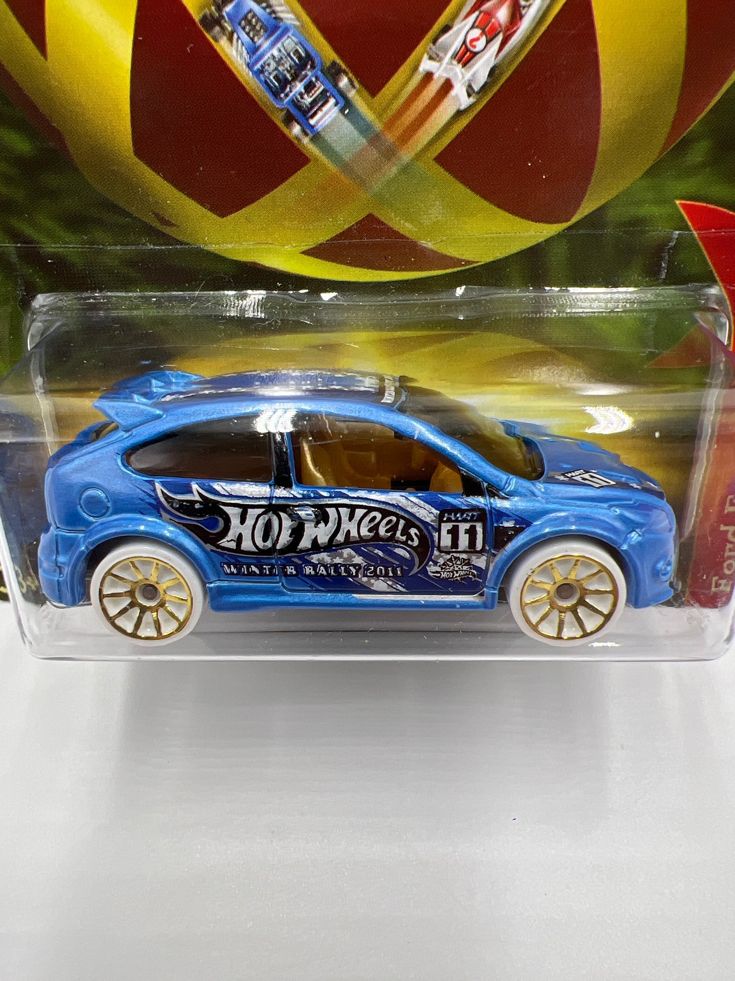 Hot Wheels Holiday Hot Rods Ford Focus RS Blue 160O