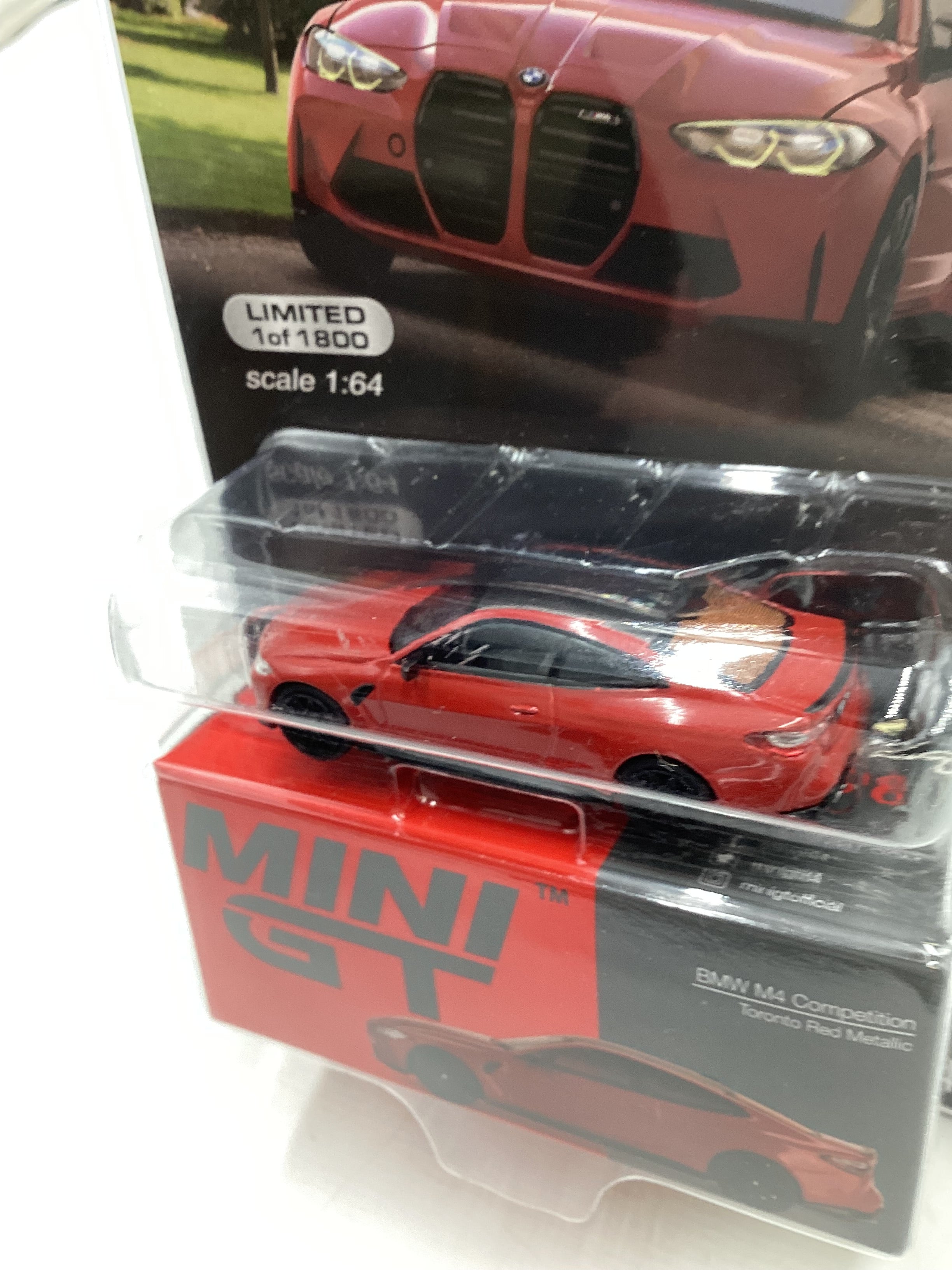 Mini GT Mijo Exclusives #566 BMW M4 Competition Toronto Red