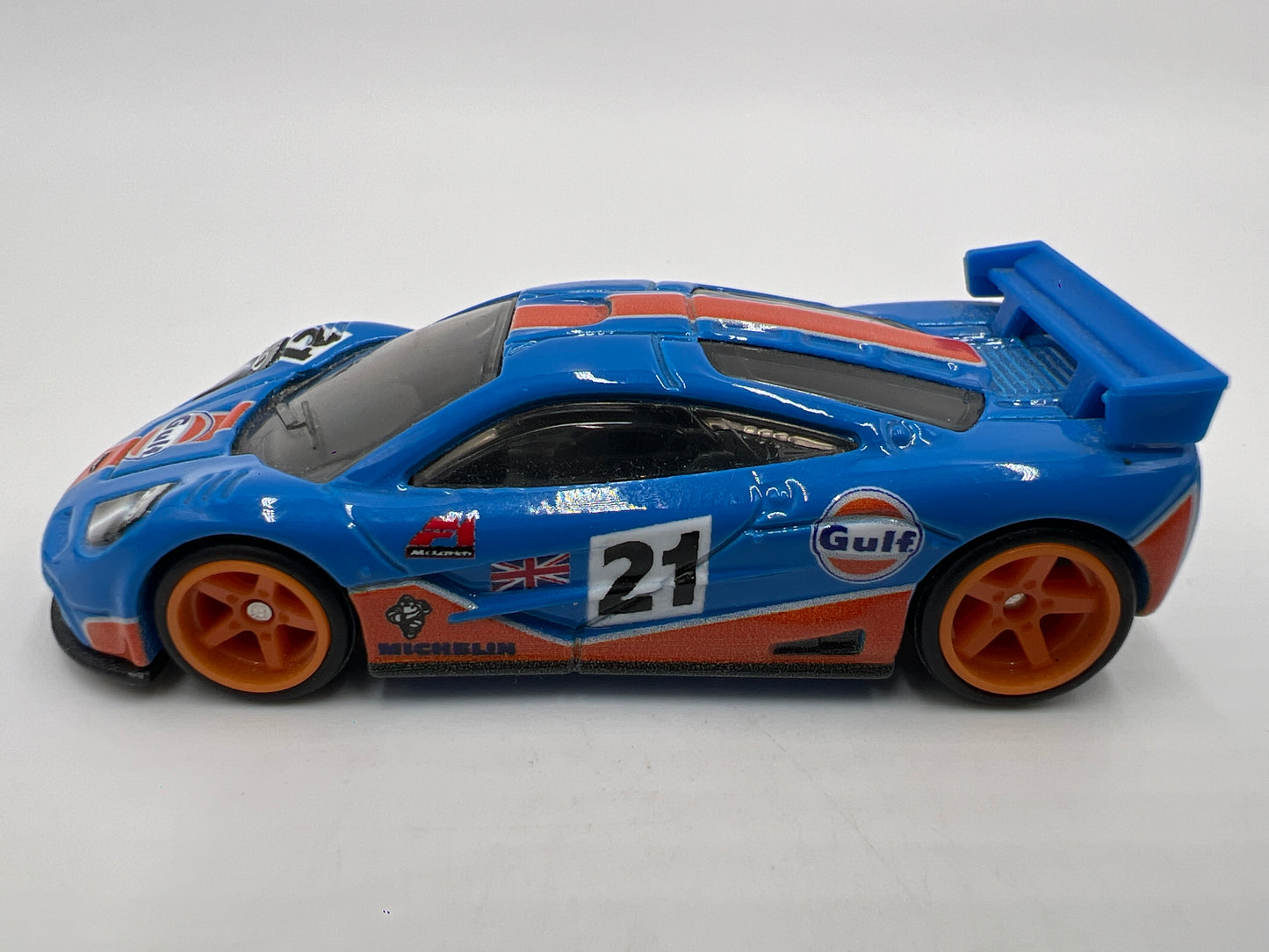 Hot Wheels Premium British Horsepower McLaren F1 GTR Gulf Blue Loose