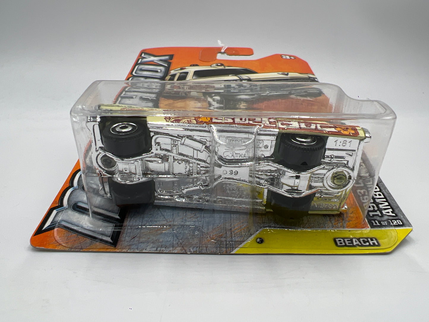 Matchbox Beach #11 1963 Cadillac Ambulance 211J