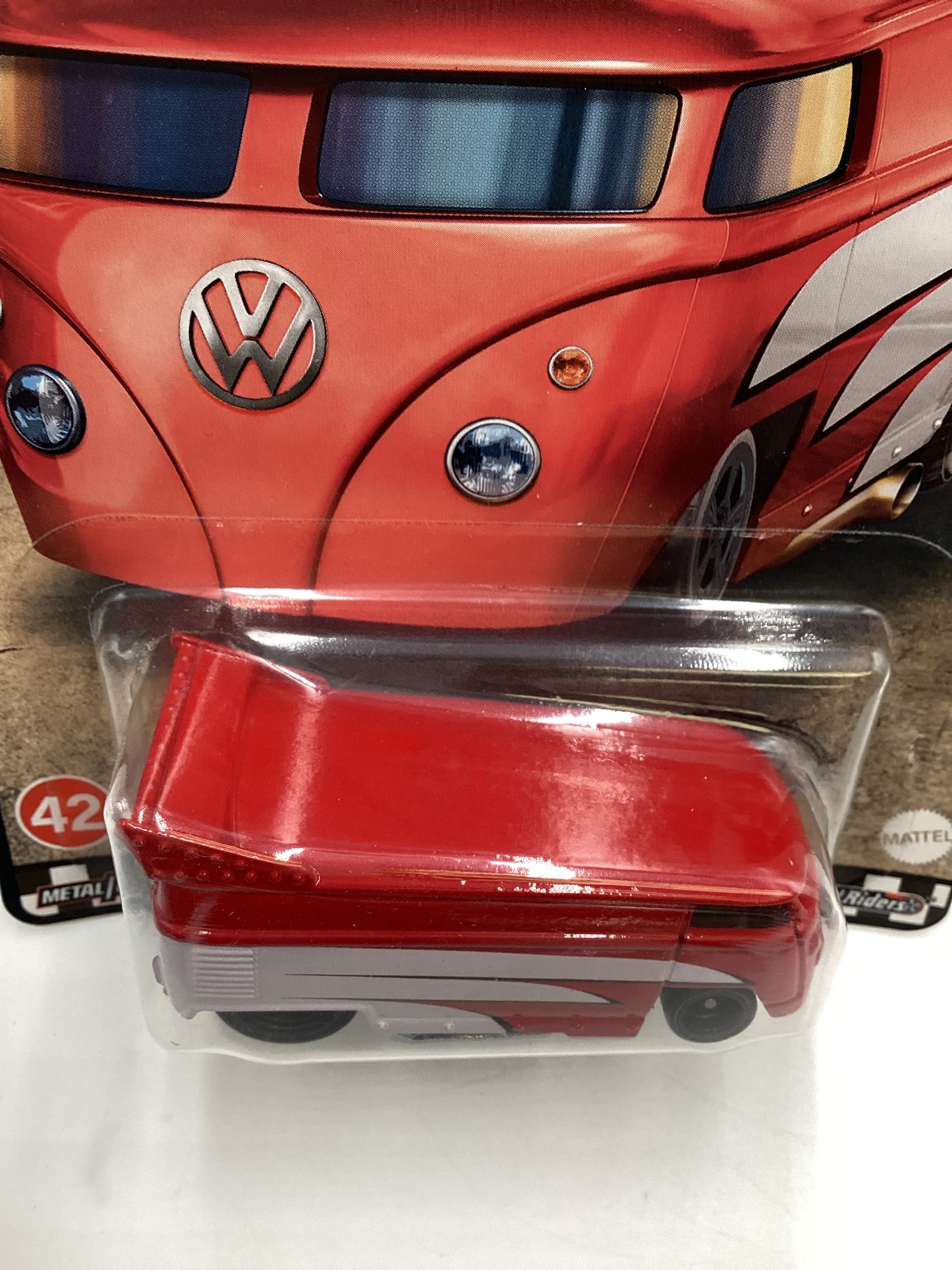 Hot Wheels Boulevard #42 Volkswagen Drag Bus Red/White 265D