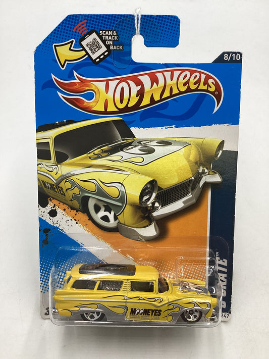 2012 Hot Wheels HW Performance #148 8 Crate Mooneyes Yellow 9F