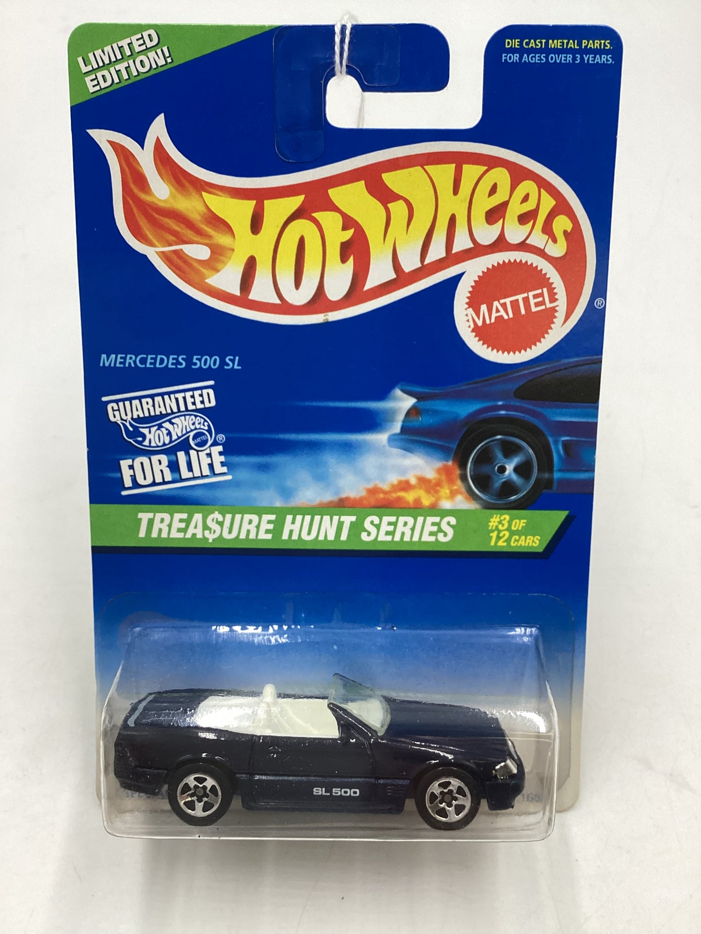 1997 Hot Wheels Treasure Hunt 3/12 Mercedes 500 SL #580 273C