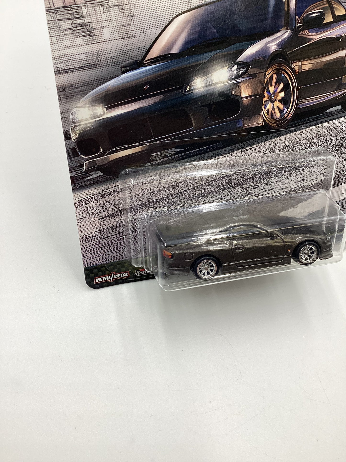 Hot Wheels Premium Fast & Furious Fast Tuners #2 Nissan Silvia S15 Gray W/Protector