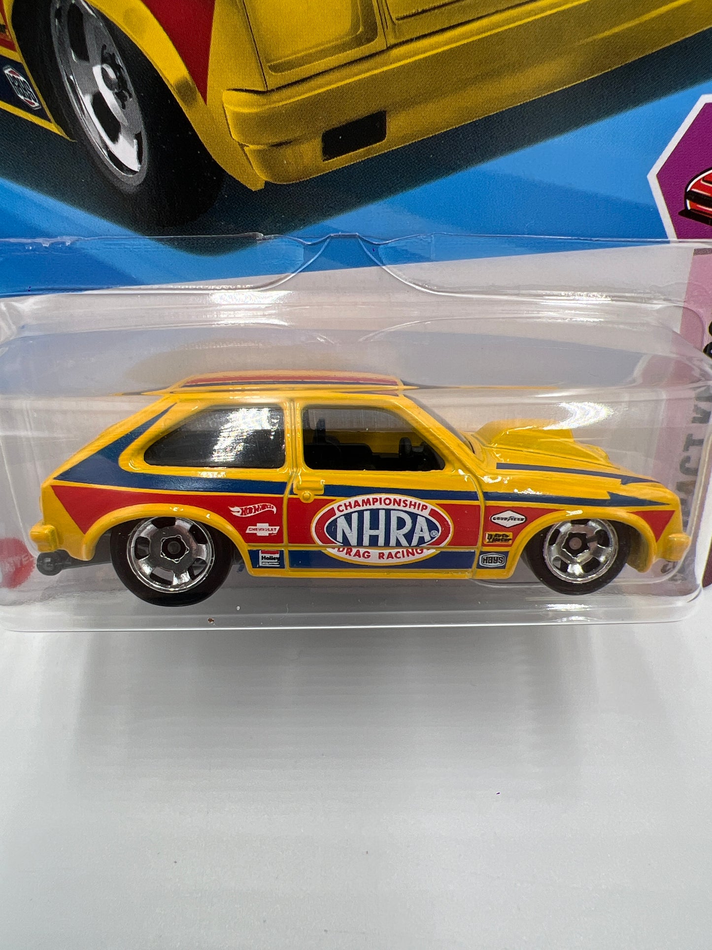 2025 Hot Wheels D Case #102 76 Chevy Chevette NHRA Yellow 11G