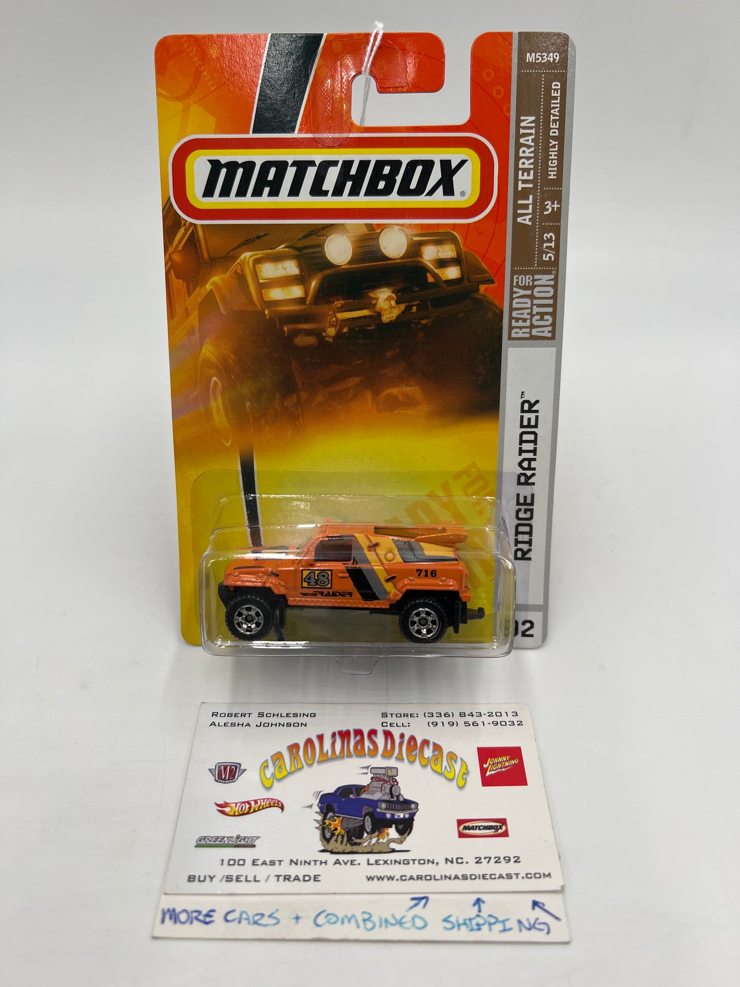 Matchbox All Terrain #92 Ridge Raider Orange 216H