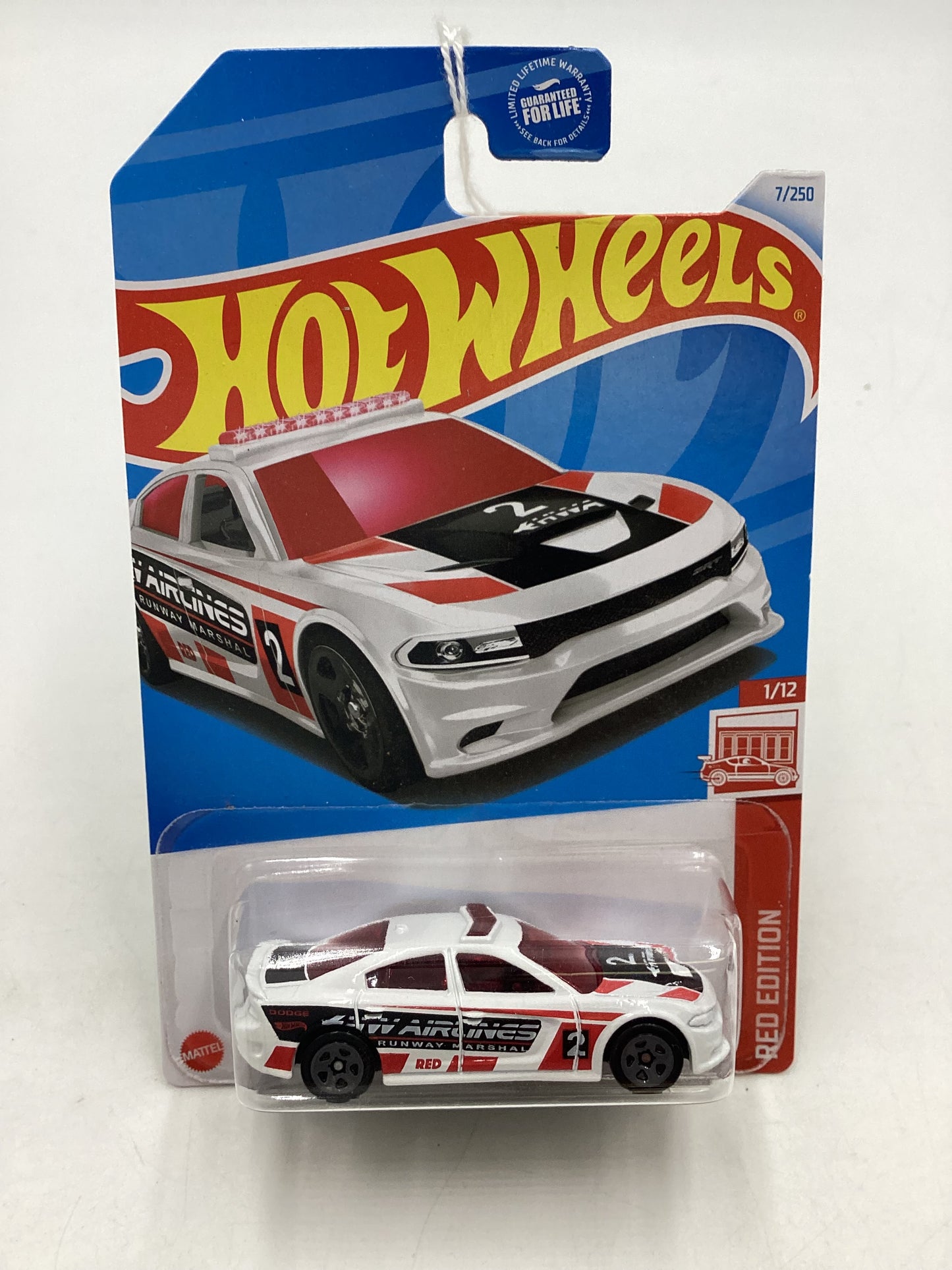 2024 Hot Wheels Red Edition #7 15 Dodge Charger SRT White 148G