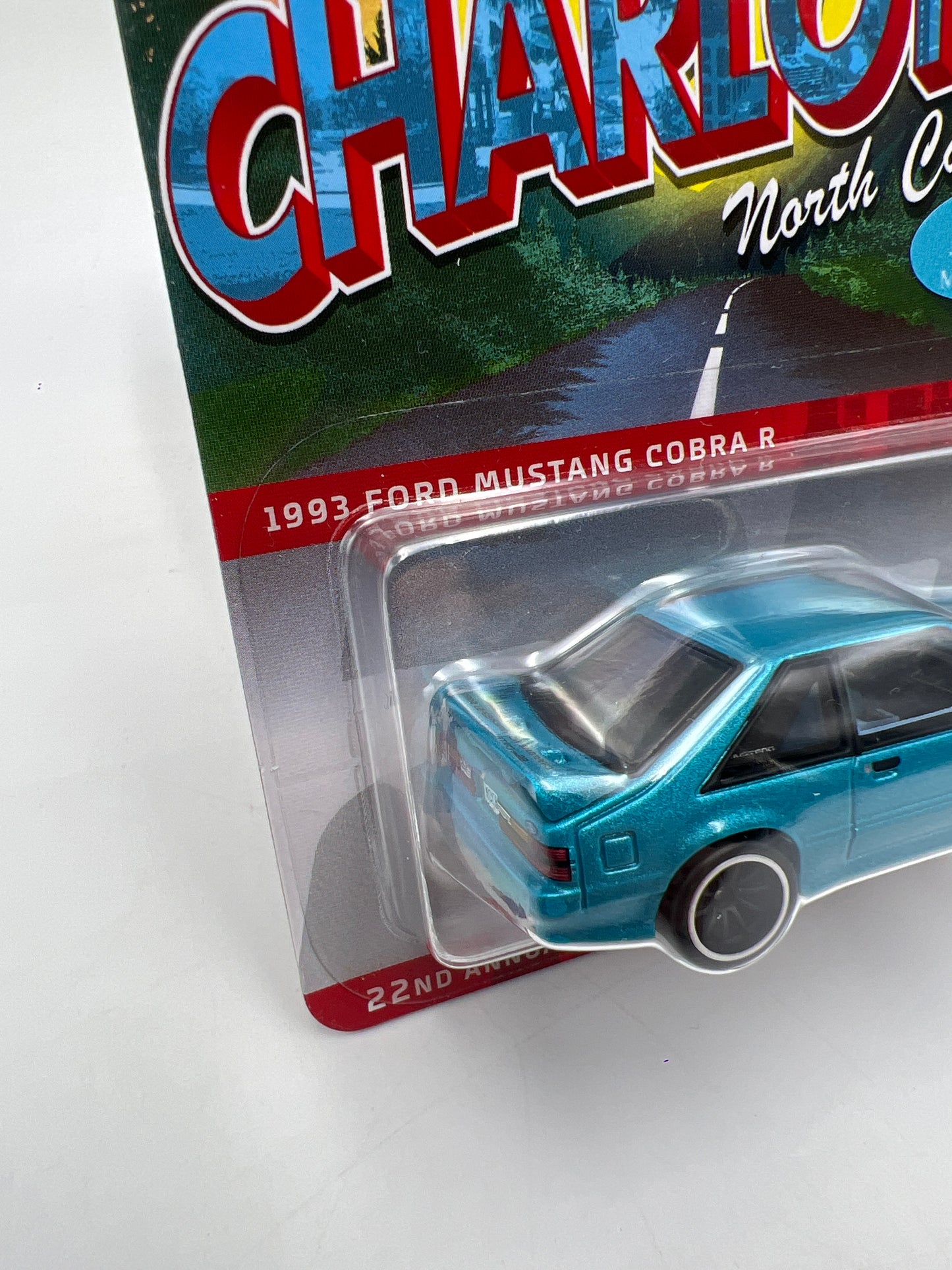 2022 Hot Wheels 22th Collectors Nationals Dinner Sticker 1993 Ford Mustang Cobra R W/Protector
