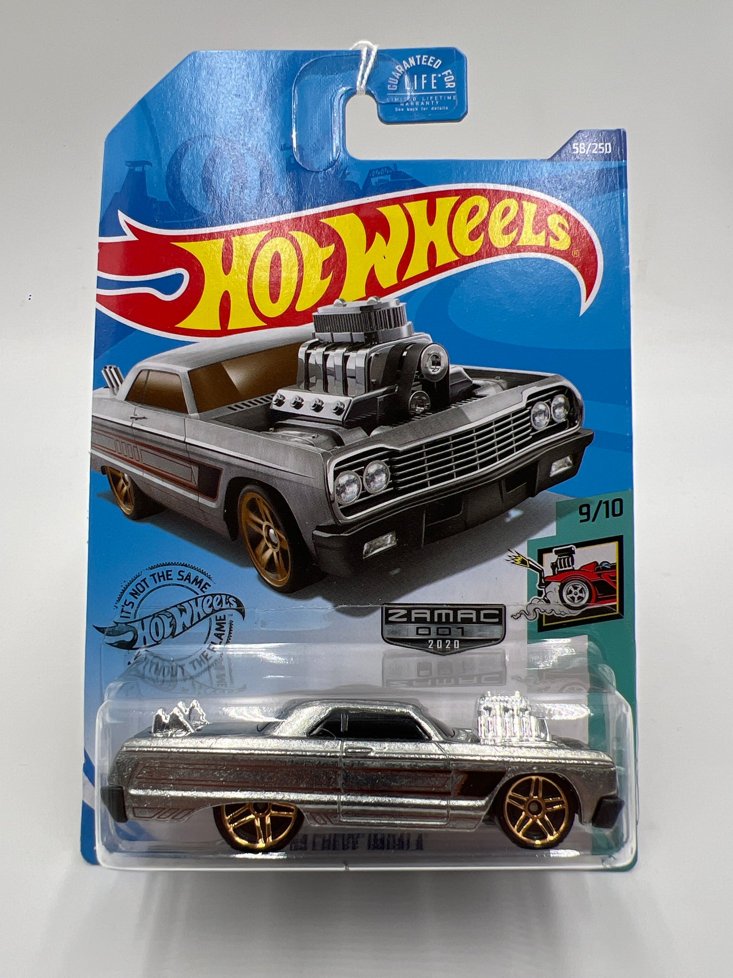 2020 Hot Wheels Walmart Exclusive Zamac 1 #58 64 Chevy Impala Tooned 145H