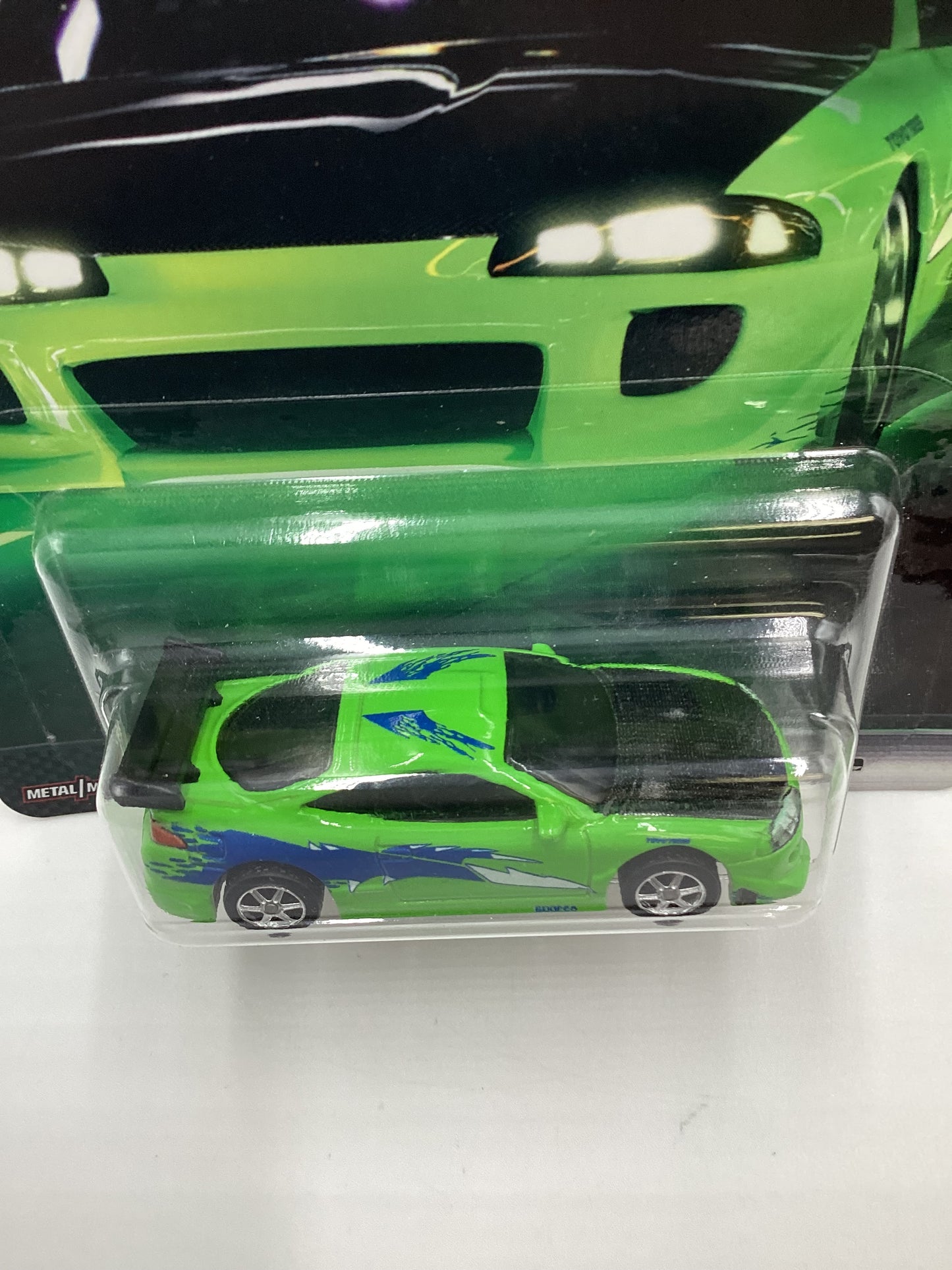 Hot Wheels Premium Fast & Furious Original Fast #2 95 Mitsubishi Eclipse Green W/Protector