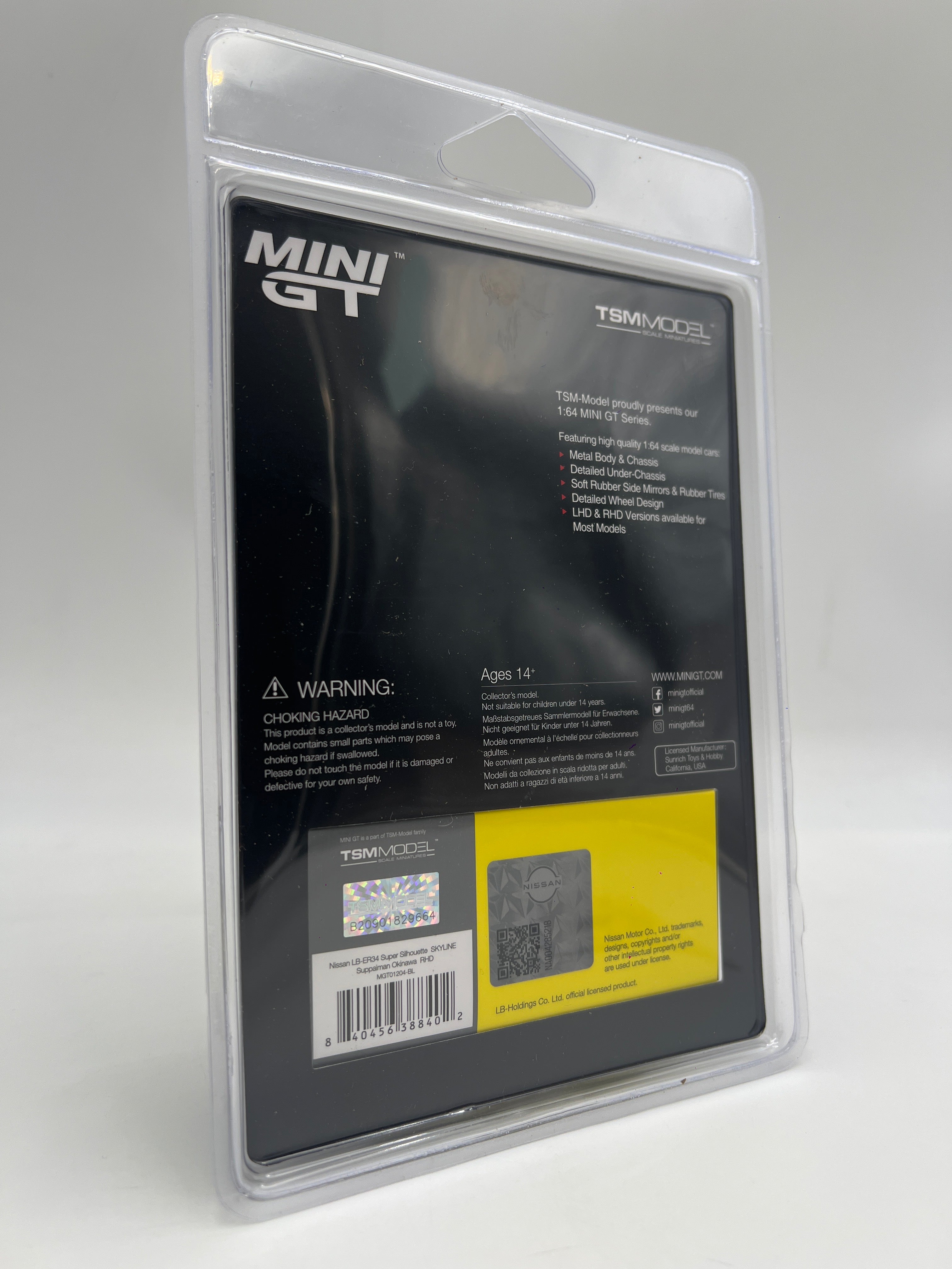 Mini GT #1204 Nissan LB-ER34 Super Silhouette Skyline Suppaiman