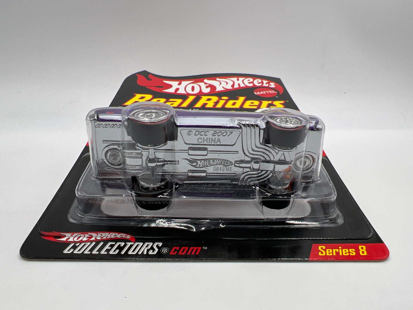 Hot Wheels RLC Real Riders Series 8 #2 3370/6500 Plymouth Duster Thruster Purple W/Protector