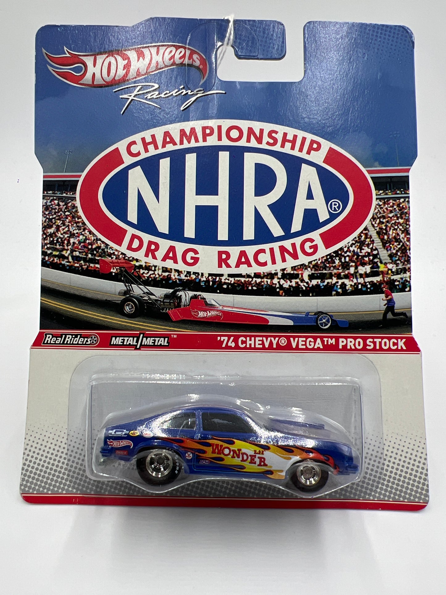 Hot Wheels Racing Premium NHRA Drag Racing 74 Chevy Vega Pro Stock Lil Wonder Blue 243D