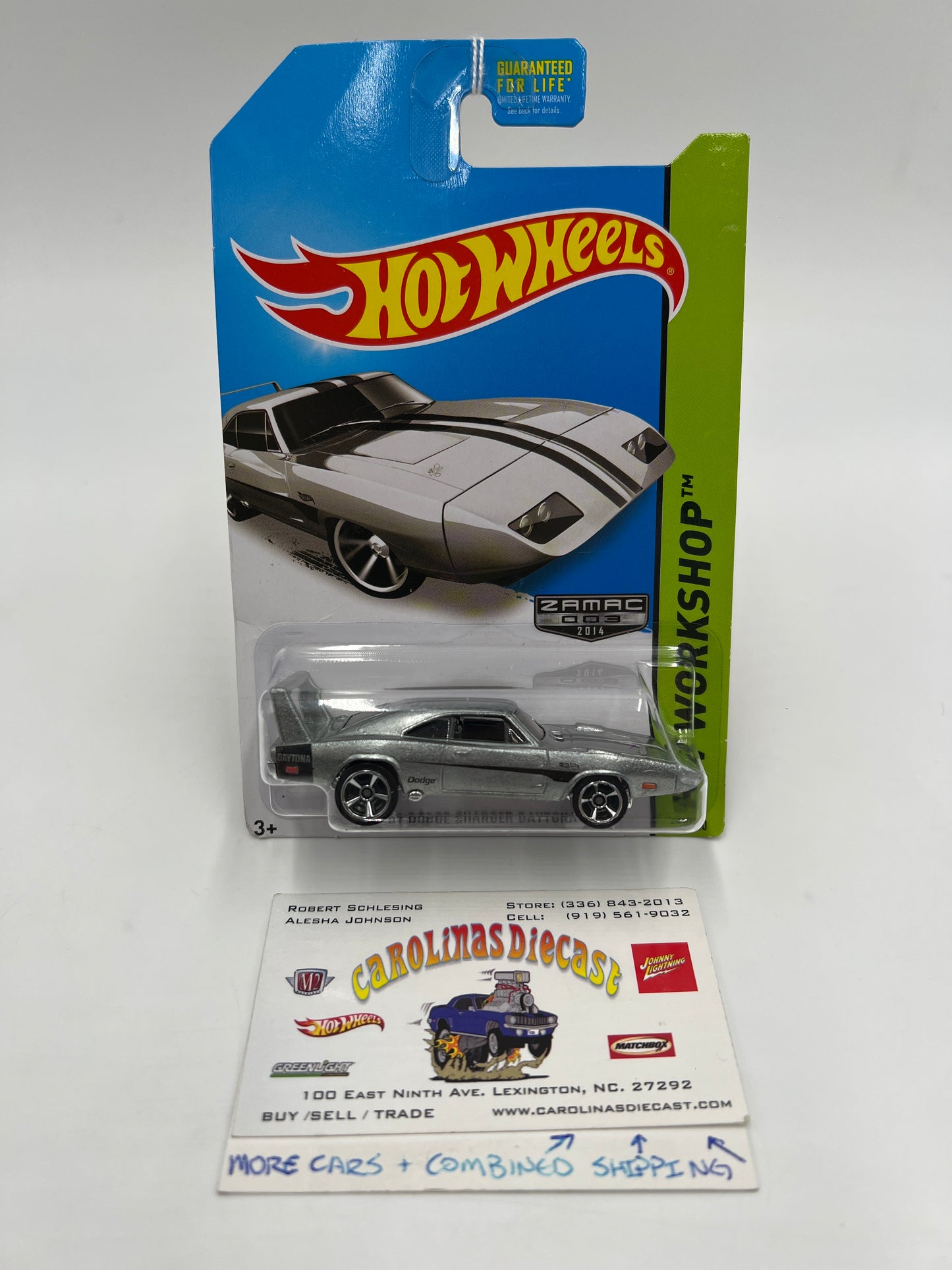 2014 Hot Wheels Walmart Exclusive Zamac 003 #234 69 Dodge Charger Daytona Bad Card 144D