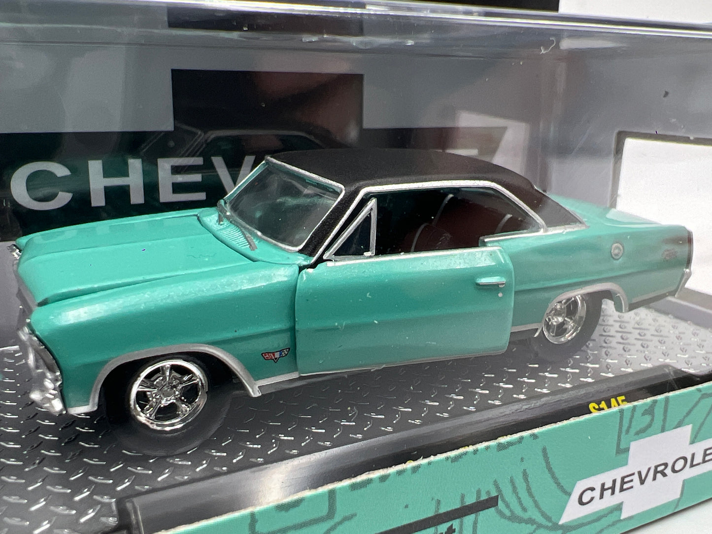 M2 Machines S145 1967 Chevrolet Nova SS Light Blue